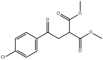 Propanedioic acid, [2-(4-chlorophenyl)-2-oxoethyl]-, dimethyl ester Structure