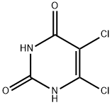 5,6-Dichloropyrimidine-2,4-diol Structure