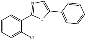 Oxazole,2-(2-chlorophenyl)-5-phenyl- Structure