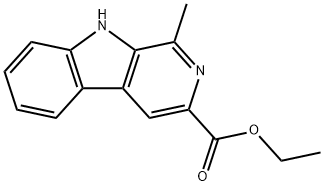 ethyl 1-methyl-9H-
pyrido[3,4-b]indole-3-carboxylate Structure