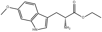 D-Tryptophan, 6-methoxy-, ethyl ester Structure