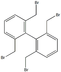 1,1'-Biphenyl, 2,2',6,6'-tetrakis(bromomethyl)- Structure