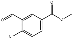 Methyl 4-chloro-3-formylbenzoate Structure