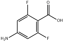 4-amino-2,6-difluoro- Benzoic acid Structure