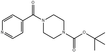 tert-butyl 4-isonicotinoylpiperazine-1-carboxylate Structure