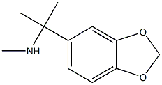 [2-(2H-1,3-benzodioxol-5-yl)propan-2-yl](methyl)amine Structure