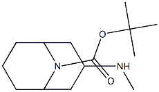 exo-3-methylamino-9-boc-9-azabicyclo[3.3.1]nonane Structure