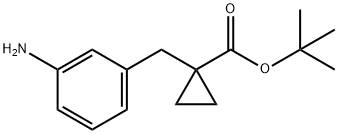 tert-butyl 1-(3-aminobenzyl)cyclopropanecarboxylate Structure