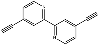 4,4'-diethynyl-2,2'-bipyridine Structure