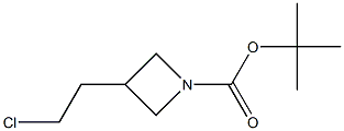 tert-butyl 3-(2-chloroethyl)azetidine-1-carboxylate Structure