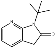 1-(tert-butyl)-1,3-dihydro-2H-pyrrolo[2,3-b]pyridin-2-one Structure