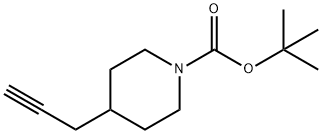 tert-butyl 4-(prop-2-ynyl)piperidine-1-carboxylate Structure