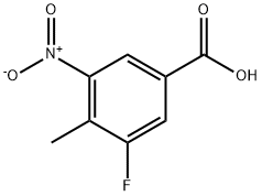 3-fluoro-4-methyl-5-nitro-benzoic acid Structure