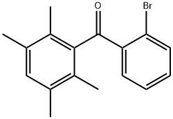 (2-bromophenyl)-(2,3,5,6-tetramethylphenyl)methanone
 Structure