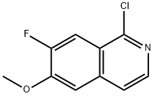 1-chloro-7-fluoro-6-methoxyisoquinoline Structure