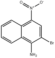 2-Bromo-4-nitro-naphthalen-1-ylamine Structure