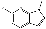 6-bromo-1-methyl-1H-pyrrolo[2,3-b]pyridine Structure