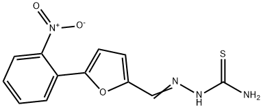 [(E)-[5-(2-nitrophenyl)furan-2-yl]methylideneamino]thiourea Structure