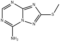 2-(METHYLTHIO)[1,2,4]TRIAZOLO[1,5-A][1,3,5]TRIAZIN-7-AMINE Structure