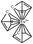 tris(eta5-cyclopenta-2,4-dienyl)europium Structure