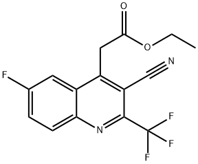 1260811-87-7 Ethyl 2-(3-cyano-6-fluoro-2-(trifluoromethyl)quinolin-4-yl)acetate