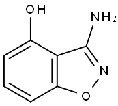 1,2-Benzisoxazol-4-ol,3-amino-(9CI) Structure