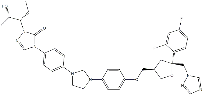 Posaconazole Impurity 47 Structure