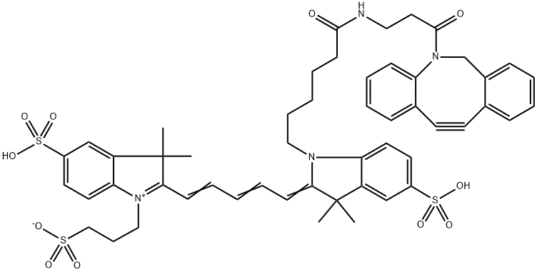 Cy5 DBCO Structure