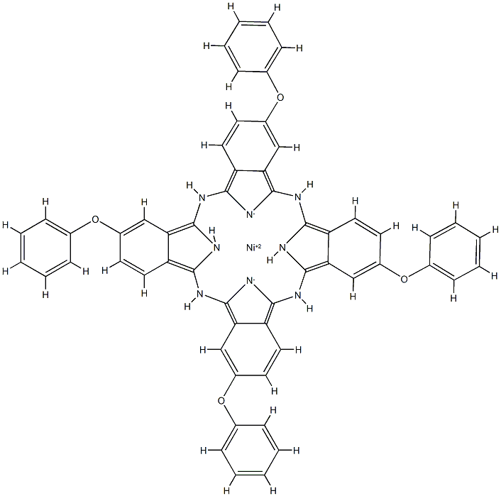 NICKEL(II) 2 9 16 23-TETRAPHENOXY-29H 3& Structure