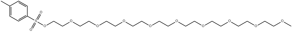 m-PEG10-Tos Structure