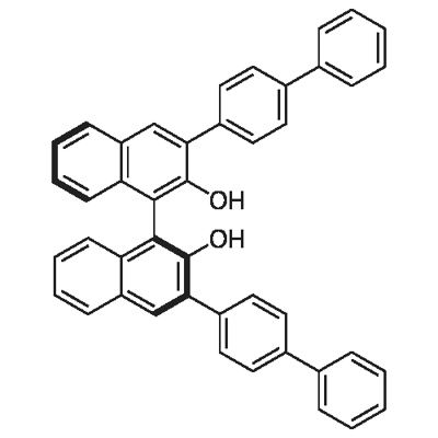 S-3,3'-bis([1,1'-biphenyl]-4-yl)-1,1'-Binaphthalene]-2,2'-diol Structure