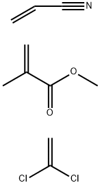 POLY(ACRYLONITRILE-CO-VINYLIDENE CHLORIDE-CO-METHYL METHACRYLATE) Structure