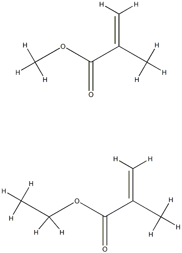 POLY(ETHYL METHACRYLATE-CO-METHYL METHACRYLATE) Structure