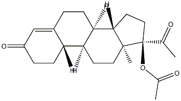 GESTONORONE ACETATE:17ALPHA-ACETOXY-19-NORPREGN-4-EN-3,20-DIONE Structure