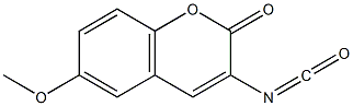 2H-1-Benzopyran-2-one,3-isocyanato-6-methoxy-(9CI) Structure