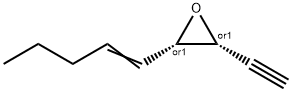 Oxirane, 2-ethynyl-3-(1-pentenyl)-, (2R,3S)-rel- (9CI) Structure