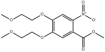 METHYL ESTER, 4,5-BIS(2-METHOXYETHOXY)-2-NITROBENZOIC ACID Structure