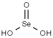 Selenious acid Structure