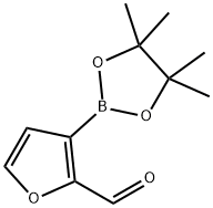 2-FORMYLFURAN-3-BORONIC ACID PINACOL ESTER Structure