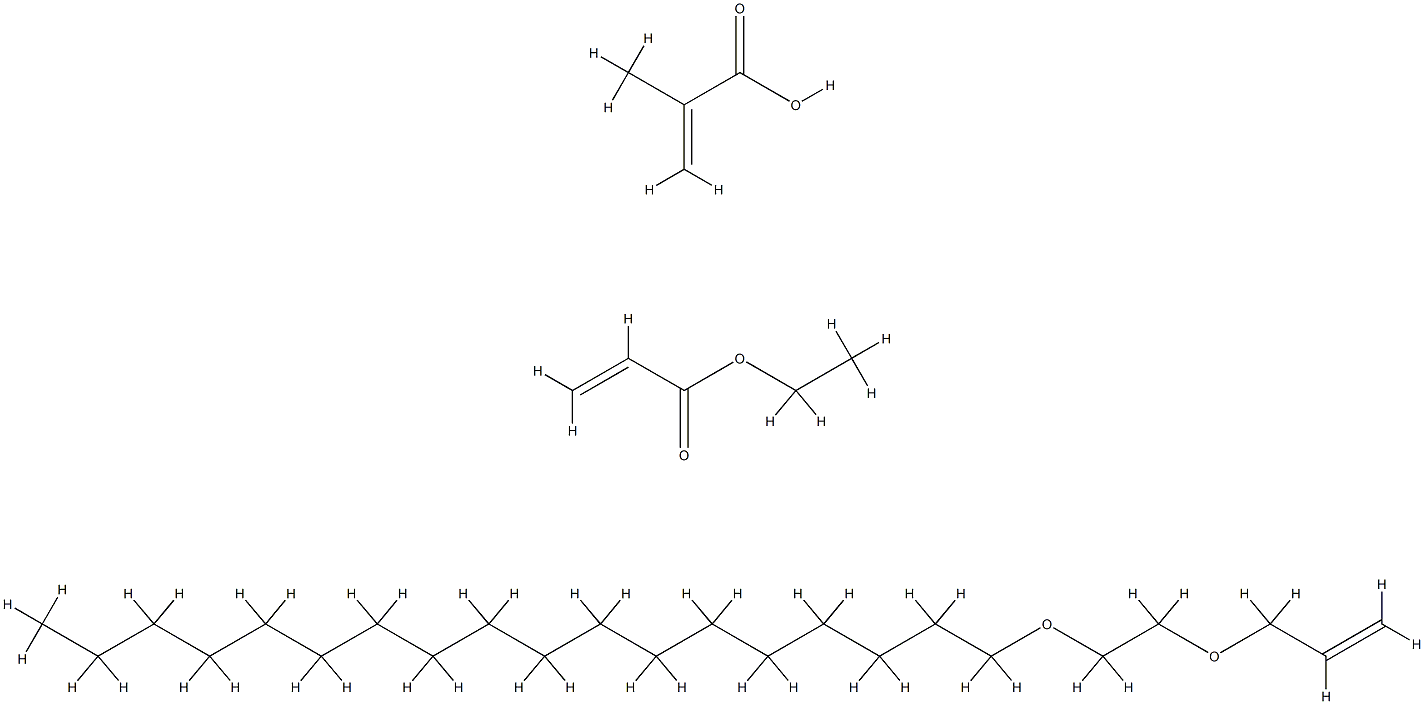 STEARETH-10 ALLYL ETHER/ACRYLATES COPOLYMER Structure