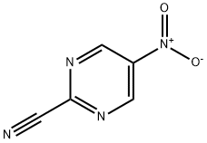 5-nitropyrimidine-2-carbonitrile Structure