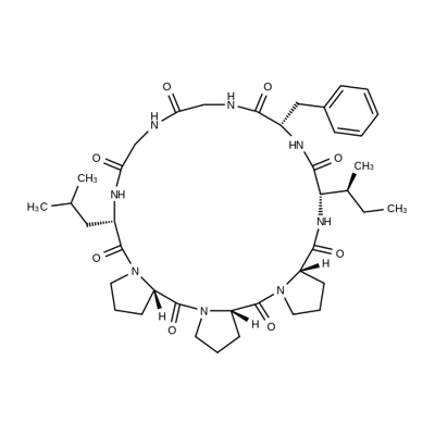 Heterophyllin B Structure