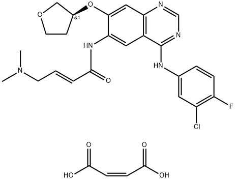 Afatinib dimaleate Structure