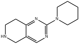 2-PIPERIDIN-1-YL-5,6,7,8-TETRAHYDROPYRIDO[4,3-D]PYRIMIDINE Structure