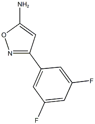 3-(3,5-difluorophenyl)-1,2-oxazol-5-amine Structure