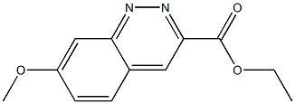 ETHYL 7-METHOXYCINNOLINE-3-CARBOXYLATE Structure