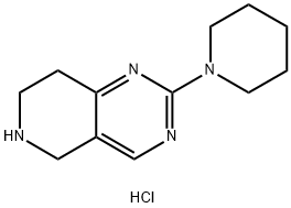 2-PIPERIDIN-1-YL-5,6,7,8-TETRAHYDROPYRIDO[4,3-D]PYRIMIDINE DIHYDROCHLORIDE Structure