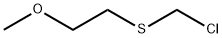 1-[(chloromethyl)sulfanyl]-2-methoxyethane Structure
