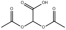 2,2-Bis(acetyloxy) acetic acid Structure