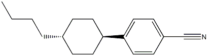 4-(trans-4-n-Butylcyclohexyl)benzonitrile Structure